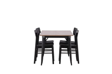 Ochovi Matbord 140 cm med 4 Montros Matstol - Möbler - Bord & matgrupper - Matgrupper