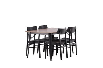 Ochovi Matbord 140 cm med 4 Montros Matstol - Möbler - Bord & matgrupper - Matgrupper