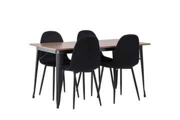 Ochovi Matbord 140 cm med 4 Polar Köksstol - Möbler - Bord & matgrupper - Matgrupper