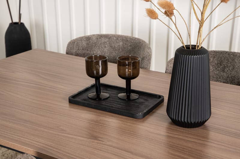 Ochovi Matgrupp  140 cm Rektangulär med 4 Manjetor stolar - Beige - Möbler - Bord & matgrupper - Matgrupper
