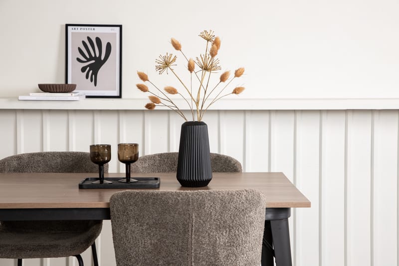Ochovi Matgrupp  140 cm Rektangulär med 4 Manjetor stolar - Beige - Möbler - Bord & matgrupper - Matgrupper