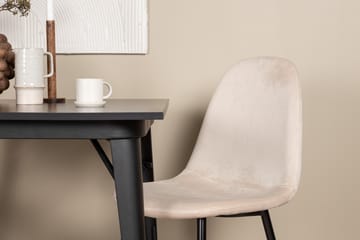 Ochovi Matgrupp  80 cm Rektangulär med 2 Bennie stolar - Beige - Möbler - Bord & matgrupper - Matgrupper