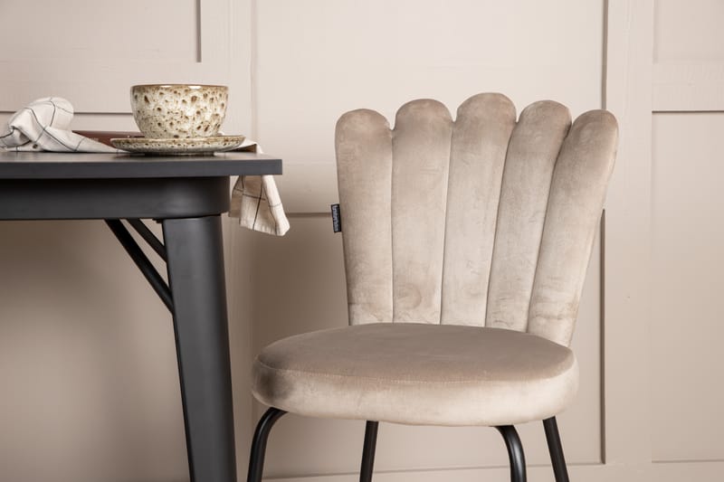Ochovi Matgrupp  80 cm Rektangulär med 2 Limhamn stolar - Beige - Möbler - Bord & matgrupper - Matgrupper