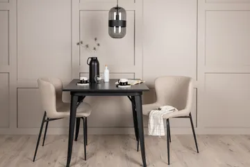 Ochovi Matgrupp  80 cm Rektangulär med 2 Manjetor stolar - Beige - Möbler - Bord & matgrupper - Matgrupper