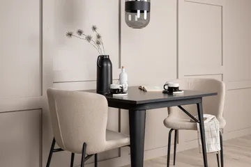 Ochovi Matgrupp  80 cm Rektangulär med 2 Manjetor stolar - Beige - Möbler - Bord & matgrupper - Matgrupper