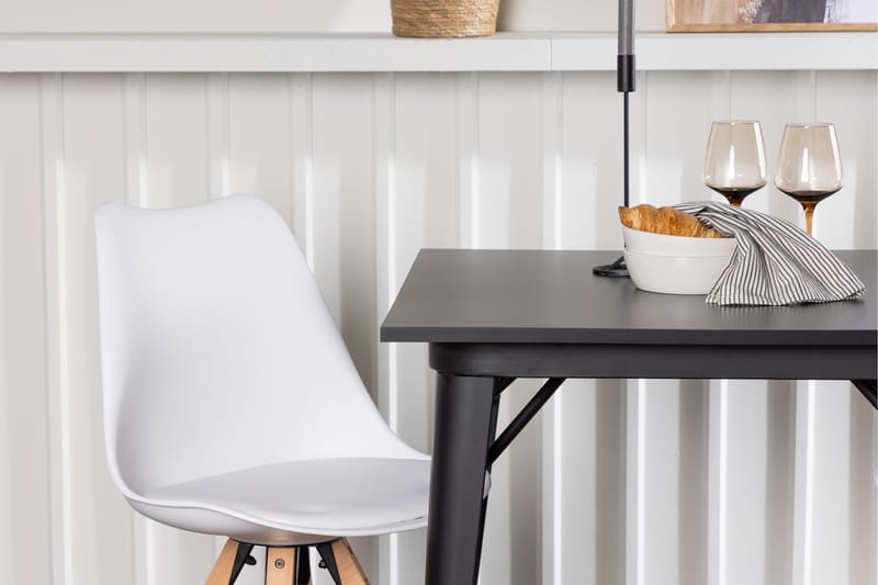 Ochovi Matgrupp  80 cm Rektangulär med 2 Zeno stolar - Svart - Möbler - Bord & matgrupper - Matgrupper