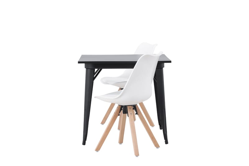 Ochovi Matgrupp  80 cm Rektangulär med 2 Zeno stolar - Svart - Möbler - Bord & matgrupper - Matgrupper