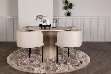 Vit - Beige, svart