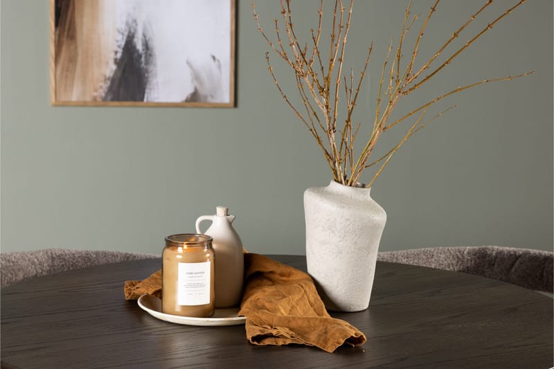 Olivia Matgrupp 110 cm Rund med 4 Morning stolar - Brun - Möbler - Bord & matgrupper - Matgrupper