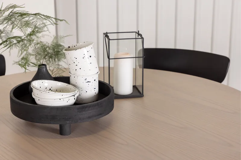 Olivia Matgrupp 110 cm Rund med 4 Ursholmen stolar - Whitewash - Möbler - Bord & matgrupper - Matgrupper