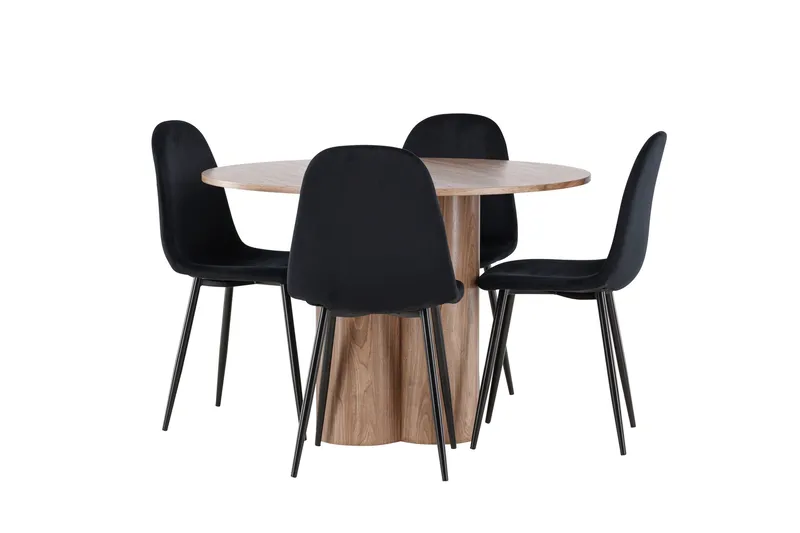 Olivia Matgrupp 110 cm Rund med 4 Polar stolar, undefined