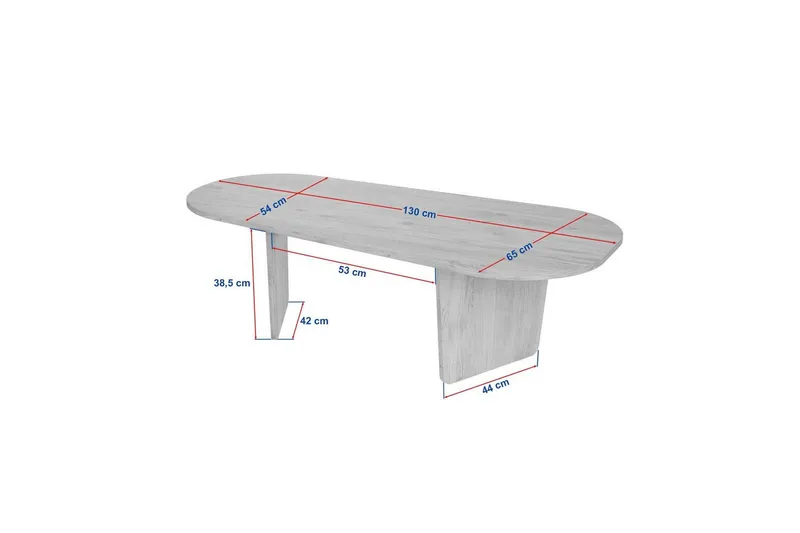 Omari Soffbord 130 cm - Beige - Möbler - Bord & matgrupper - Soffbord