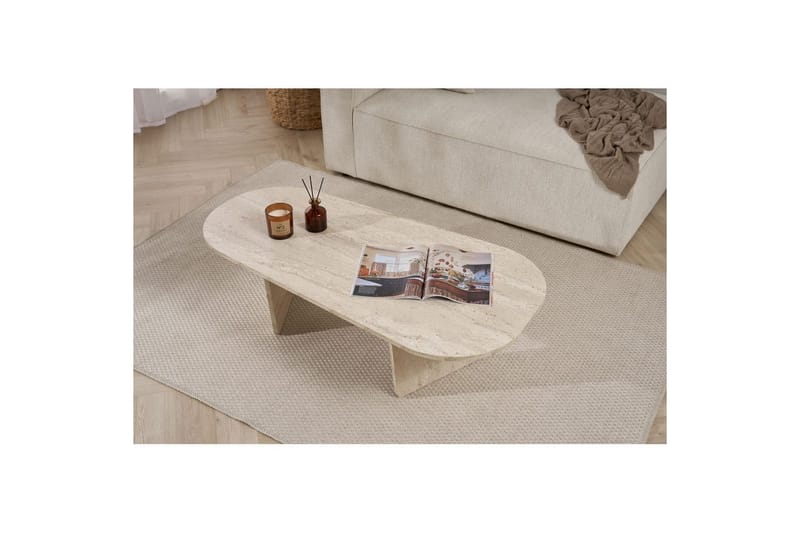 Omari Soffbord 130 cm - Beige - Möbler - Bord & matgrupper - Soffbord