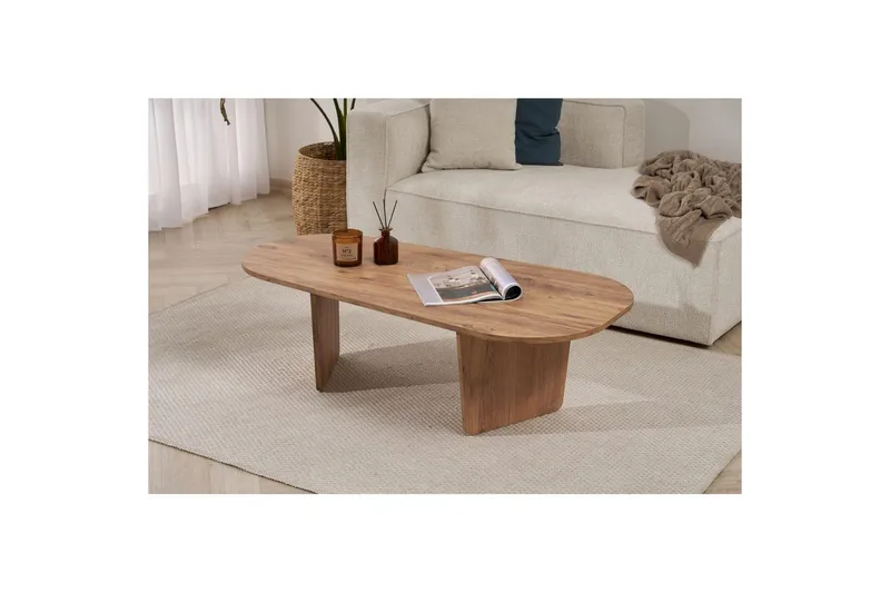 Omari Soffbord 130 cm - Brun - Möbler - Bord & matgrupper - Soffbord