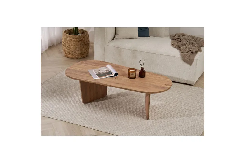 Omari Soffbord 130 cm - Brun - Möbler - Bord & matgrupper - Soffbord