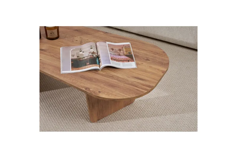 Omari Soffbord 130 cm - Brun - Möbler - Bord & matgrupper - Soffbord