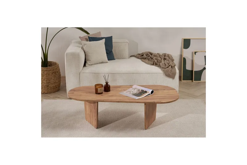 Omari Soffbord 130 cm - Brun - Möbler - Bord & matgrupper - Soffbord