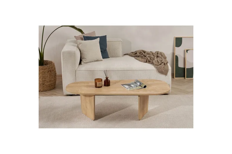 Omari Soffbord 130 cm - oak - Möbler - Bord & matgrupper - Soffbord