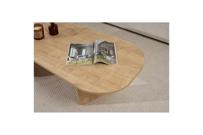 Omari Soffbord 130 cm - oak - Möbler - Bord & matgrupper - Soffbord