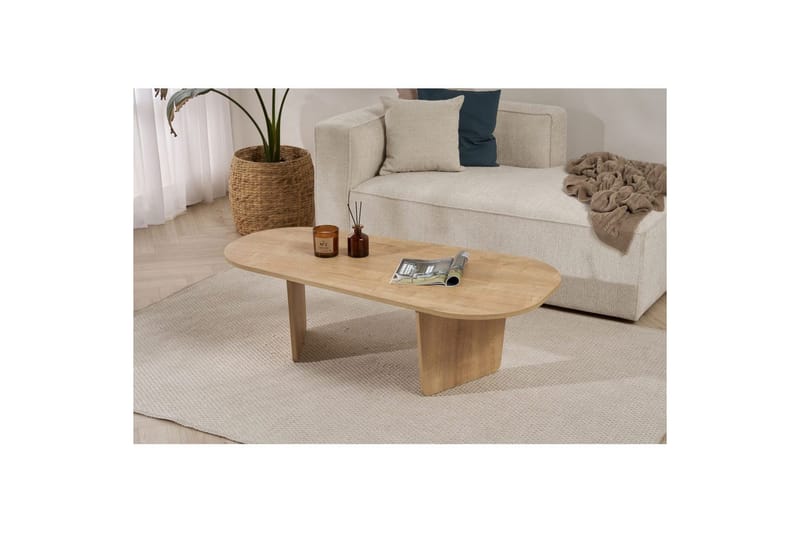 Omari Soffbord 130 cm - oak - Möbler - Bord & matgrupper - Soffbord