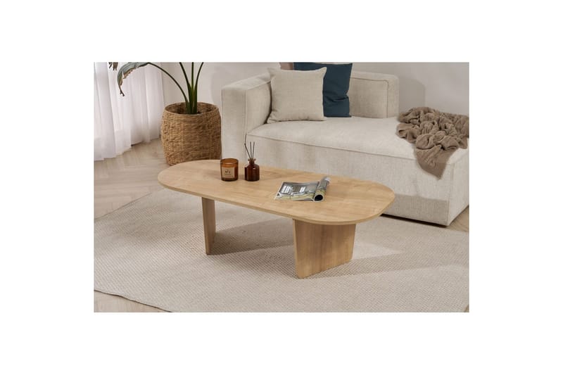 Omari Soffbord 130 cm - oak - Möbler - Bord & matgrupper - Soffbord