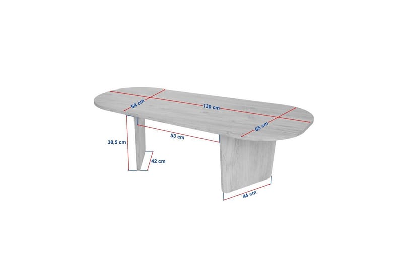 Omari Soffbord 130 cm - Svart - Möbler - Bord & matgrupper - Soffbord