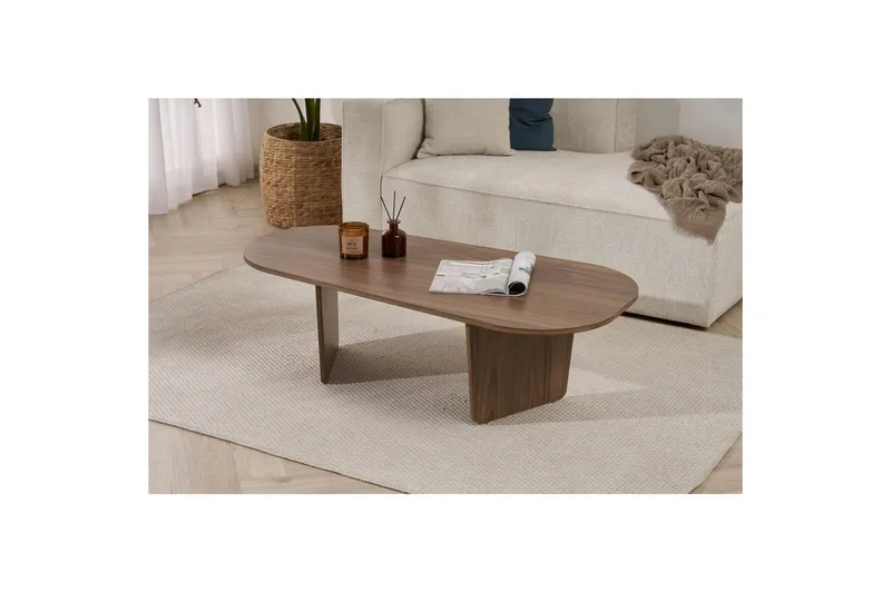 Omari Soffbord 130 cm - Valnöt - Möbler - Bord & matgrupper - Soffbord