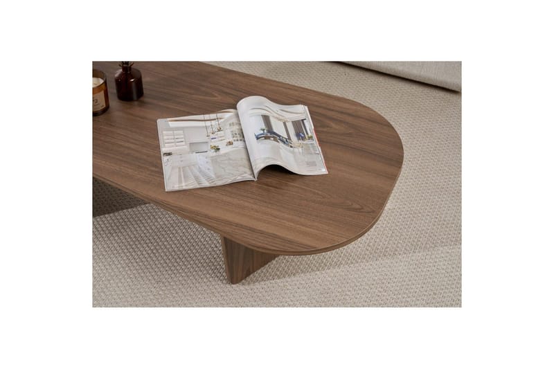 Omari Soffbord 130 cm - Valnöt - Möbler - Bord & matgrupper - Soffbord