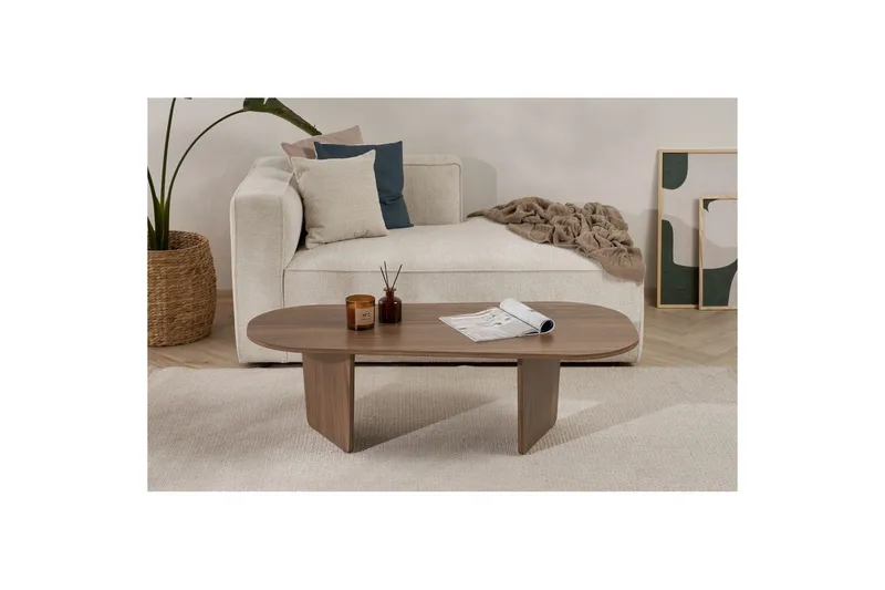 Omari Soffbord 130 cm - Valnöt - Möbler - Bord & matgrupper - Soffbord