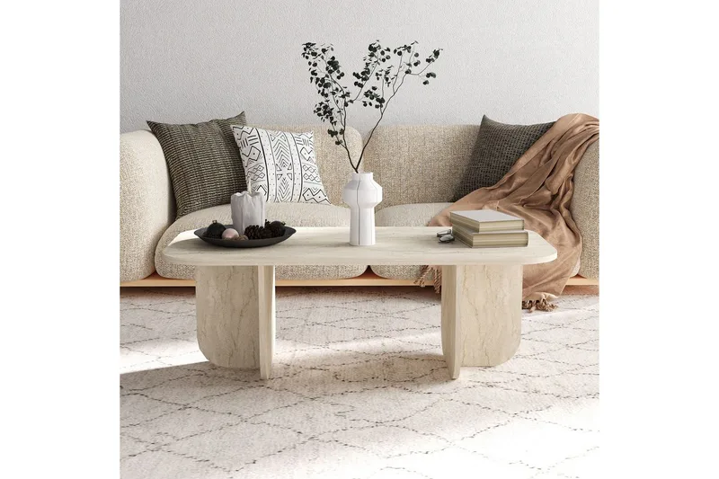 Orin Soffbord 120 cm - Beige - Möbler - Bord & matgrupper - Soffbord