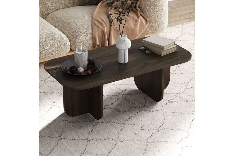 Orin Soffbord 120 cm - Mörkfärgat trä - Möbler - Bord & matgrupper - Soffbord