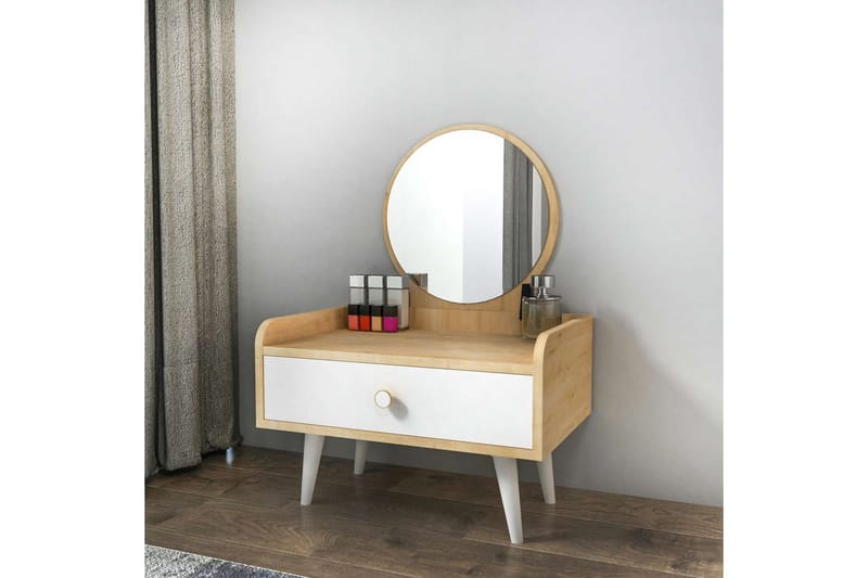 Orlinor Sminkbord 60 cm - Vit/Blå - Möbler - Bord & matgrupper - Sminkbord & toalettbord