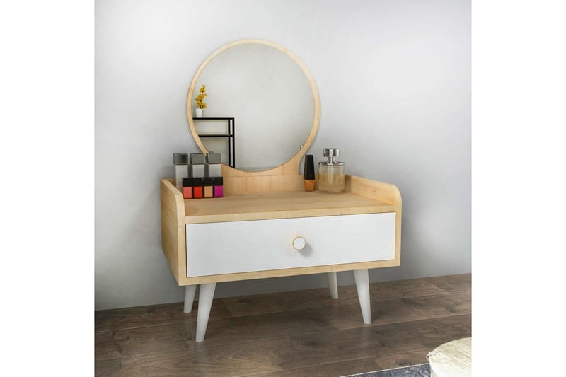 Orlinor Sminkbord 60 cm - Vit/Blå - Möbler - Bord & matgrupper - Sminkbord & toalettbord