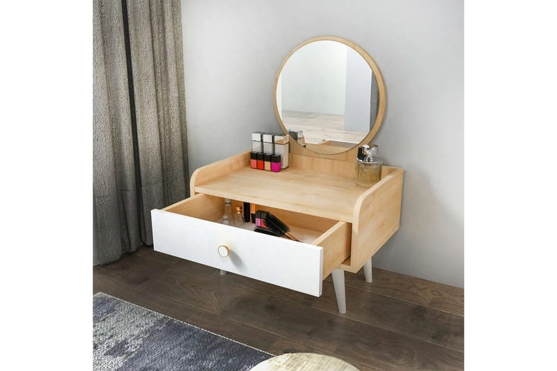 Orlinor Sminkbord 60 cm - Vit/Blå - Möbler - Bord & matgrupper - Sminkbord & toalettbord