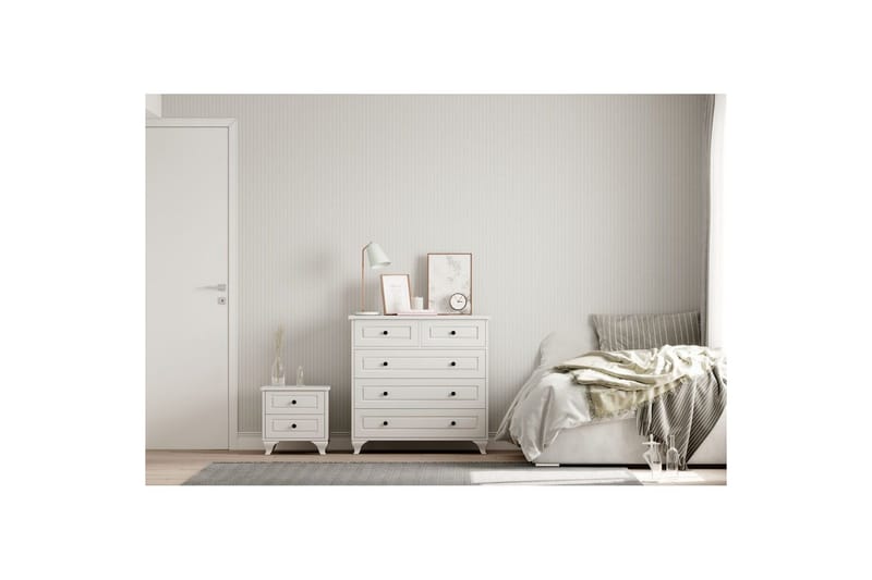 Orval Sminkbord 90 cm - Matt Vit - Möbler - Bord & matgrupper - Sminkbord & toalettbord