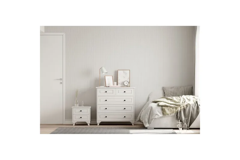 Orval Sminkbord 90 cm - Matt Vit - Förvaring - Förvaringsmöbler - Byrå - Hallbyrå