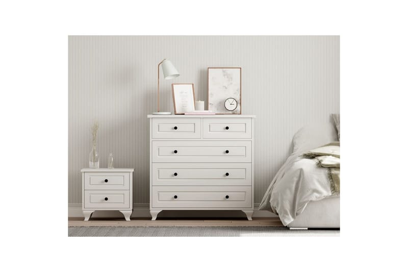 Orval Sminkbord 90 cm - Matt Vit - Möbler - Bord & matgrupper - Sminkbord & toalettbord