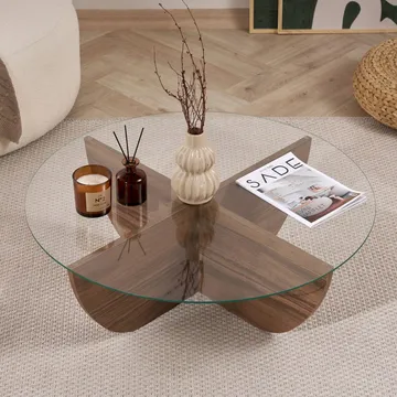 Orwin Soffbord 90 cm - Mörkbrun - Möbler - Bord & matgrupper - Soffbord