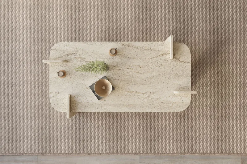 Osmiric Soffbord 120 cm Rektangulär - Travertin - Möbler - Bord & matgrupper - Soffbord