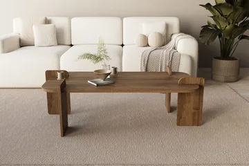 Osmiric Soffbord 120 cm Rektangulär - Valnöt - Möbler - Bord & matgrupper - Soffbord