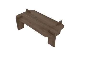 Osmiric Soffbord 120 cm Rektangulär - Valnöt - Möbler - Bord & matgrupper - Soffbord
