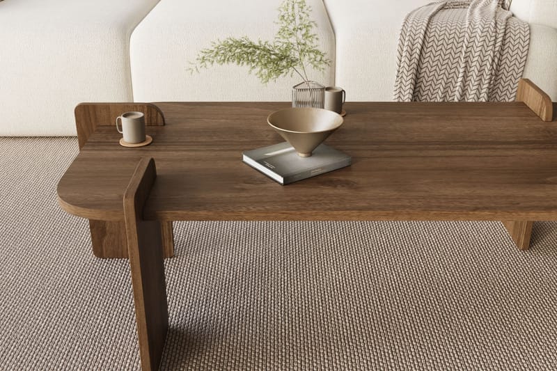 Osmiric Soffbord 120 cm Rektangulär - Valnöt - Möbler - Bord & matgrupper - Soffbord