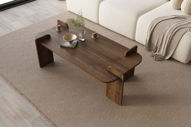Osmiric Soffbord 120 cm Rektangulär - Valnöt - Möbler - Bord & matgrupper - Soffbord