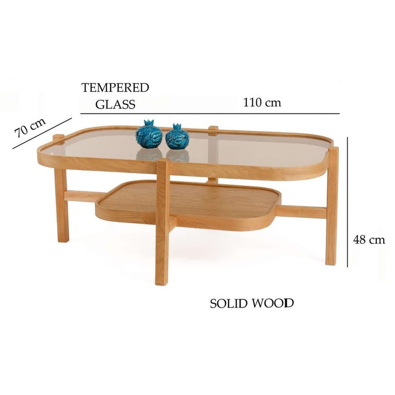 Ostrin Soffbord 110 cm - Natur - Möbler - Bord & matgrupper - Soffbord