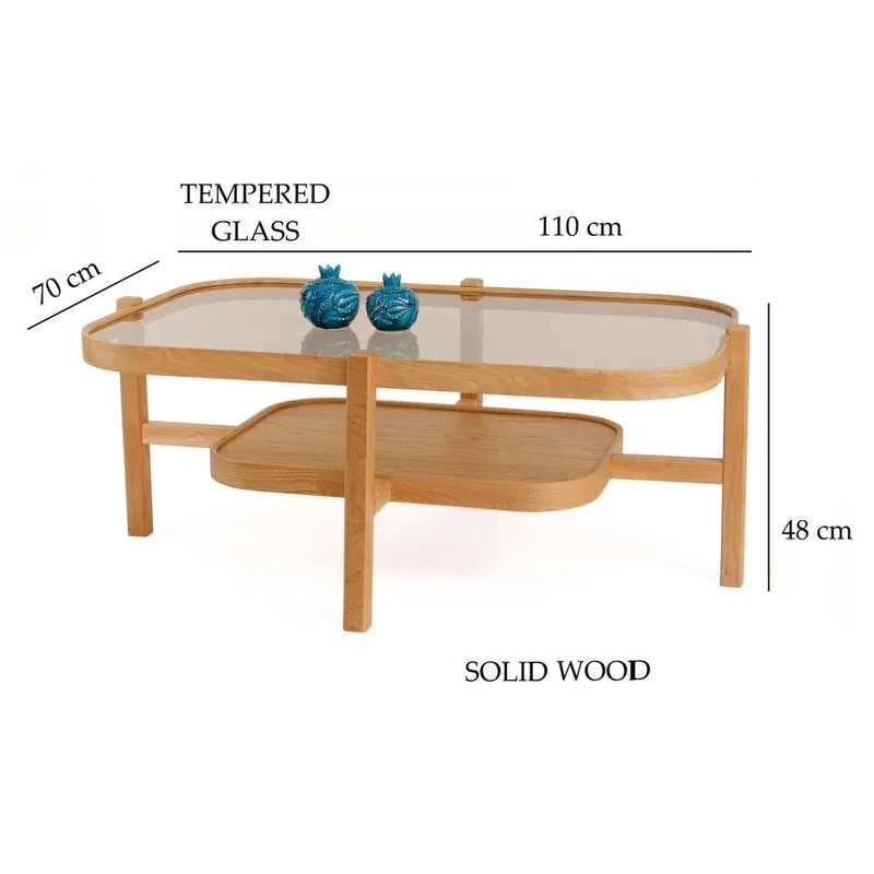 Ostrin Soffbord 110 cm - Natur - Möbler - Bord & matgrupper - Soffbord