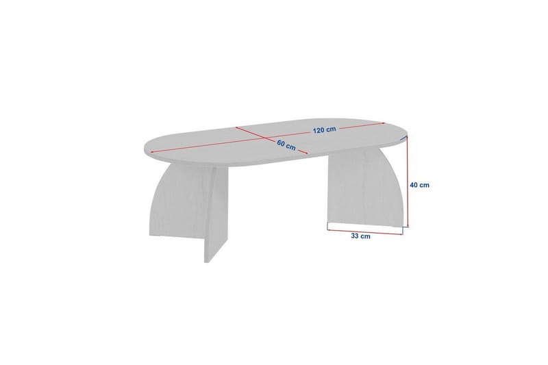 Osyra Soffbord 120 cm - Brons - Möbler - Bord & matgrupper - Soffbord