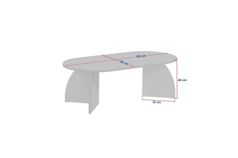 Osyra Soffbord 120 cm - Brons - Möbler - Bord & matgrupper - Soffbord