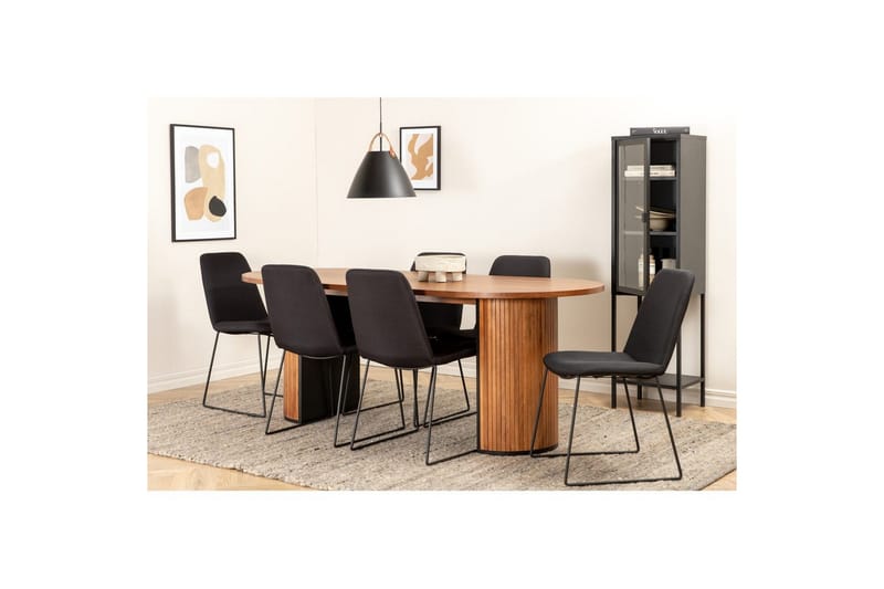 Oval Dining Set Bianca, Muce - 200x90x75 - Möbler - Bord & matgrupper - Matgrupper