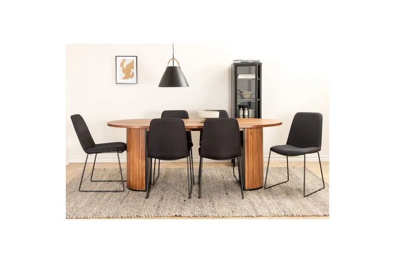 Oval Dining Set Bianca, Muce - 200x90x75 - Möbler - Bord & matgrupper - Matgrupper