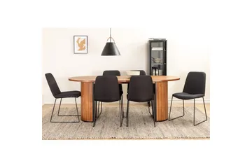 Oval Dining Set Bianca, Muce - 200x90x75 - Möbler - Bord & matgrupper - Matgrupper